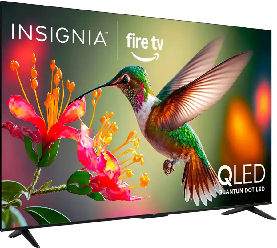 INSIGNIA 55-inch Class QF Series TV LED 4K UHD QLED Smart Fire with Alexa Voice Remote (NS55-UQFL26)